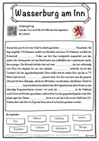 Vorschau - Unterrichtsreihen - Wasserburg am Inn Lückentext mit Wortspeicher Hörverstehen und Suchsel - Seite 1