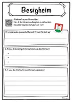 Vorschau - Unterrichtsreihen - Besigheim Lückentext mit Wortspeicher Hörverstehen und Suchsel - Seite 3