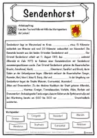 Vorschau - Unterrichtsreihen - Sendenhorst Lückentext mit Wortspeicher Hörverstehen und Suchsel - Seite 1