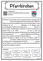 Vorschau - Unterrichtsreihen - Pfarrkirchen Lückentext mit Wortspeicher Hörverstehen und Suchsel - Seite 1