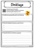 Vorschau - Unterrichtsreihen - Dinklage Lückentext mit Wortspeicher Hörverstehen und Suchsel - Seite 3