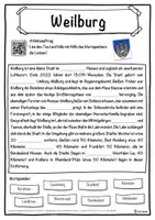 Vorschau - Unterrichtsreihen - Weilburg Lückentext mit Wortspeicher Hörverstehen und Suchsel - Seite 1