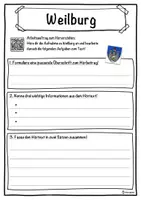 Vorschau - Unterrichtsreihen - Weilburg Lückentext mit Wortspeicher Hörverstehen und Suchsel - Seite 3
