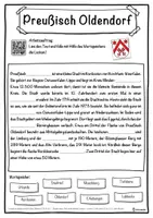 Vorschau - Unterrichtsreihen - Preußisch Oldendorf Lückentext mit Wortspeicher Hörverstehen und Suchsel - Seite 1