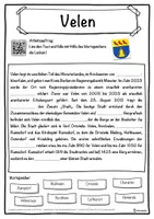 Vorschau - Unterrichtsreihen - Velen Lückentext mit Wortspeicher Hörverstehen und Suchsel - Seite 1