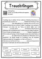 Vorschau - Unterrichtsreihen - Treuchtlingen Lückentext mit Wortspeicher Hörverstehen und Suchsel - Seite 1
