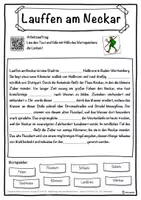Vorschau - Unterrichtsreihen - Lauffen am Neckar Lückentext mit Wortspeicher Hörverstehen und Suchsel - Seite 1