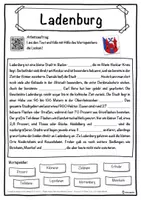 Vorschau - Unterrichtsreihen - Ladenburg Lückentext mit Wortspeicher Hörverstehen und Suchsel - Seite 1