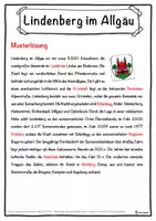 Vorschau - Unterrichtsreihen - Lindenberg im Allgäu Lückentext mit Wortspeicher Hörverstehen und Suchsel - Seite 2