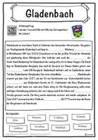 Vorschau - Unterrichtsreihen - Gladenbach Lückentext mit Wortspeicher Hörverstehen und Suchsel - Seite 1