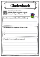 Vorschau - Unterrichtsreihen - Gladenbach Lückentext mit Wortspeicher Hörverstehen und Suchsel - Seite 3