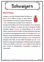 Vorschau - Unterrichtsreihen - Schwaigern Lückentext mit Wortspeicher Hörverstehen und Suchsel - Seite 2