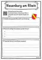 Vorschau - Unterrichtsreihen - Neuenburg am Rhein Lückentext mit Wortspeicher Hörverstehen und Suchsel - Seite 3
