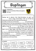 Vorschau - Unterrichtsreihen - Bopfingen Lückentext mit Wortspeicher Hörverstehen und Suchsel - Seite 1