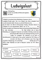 Vorschau - Unterrichtsreihen - Ludwigslust Lückentext mit Wortspeicher Hörverstehen und Suchsel - Seite 1