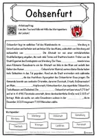 Vorschau - Unterrichtsreihen - Ochsenfurt Lückentext mit Wortspeicher Hörverstehen und Suchsel - Seite 1