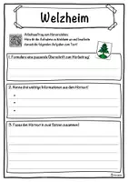 Vorschau - Unterrichtsreihen - Welzheim Lückentext mit Wortspeicher Hörverstehen und Suchsel - Seite 3