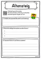 Vorschau - Unterrichtsreihen - Altensteig Lückentext mit Wortspeicher Hörverstehen und Suchsel - Seite 3
