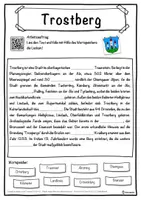 Vorschau - Unterrichtsreihen - Trostberg Lückentext mit Wortspeicher Hörverstehen und Suchsel - Seite 1