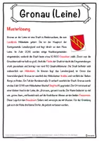 Vorschau - Unterrichtsreihen - Gronau (Leine) Lückentext mit Wortspeicher Hörverstehen und Suchsel - Seite 2