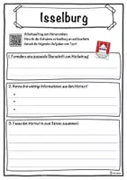 Vorschau - Unterrichtsreihen - Isselburg Lückentext mit Wortspeicher Hörverstehen und Suchsel - Seite 3