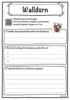 Vorschau - Unterrichtsreihen - Walldürn Lückentext mit Wortspeicher Hörverstehen und Suchsel - Seite 3
