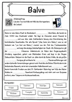 Vorschau - Unterrichtsreihen - Balve Lückentext mit Wortspeicher Hörverstehen und Suchsel - Seite 1