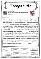 Vorschau - Unterrichtsreihen - Tangerhütte Lückentext mit Wortspeicher Hörverstehen und Suchsel - Seite 1