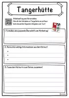 Vorschau - Unterrichtsreihen - Tangerhütte Lückentext mit Wortspeicher Hörverstehen und Suchsel - Seite 3