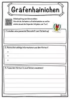 Vorschau - Unterrichtsreihen - Gräfenhainichen Lückentext mit Wortspeicher Hörverstehen und Suchsel - Seite 3