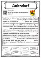 Vorschau - Unterrichtsreihen - Aulendorf Lückentext mit Wortspeicher Hörverstehen und Suchsel - Seite 1