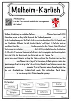 Vorschau - Unterrichtsreihen - Mülheim-Kärlich Lückentext mit Wortspeicher Hörverstehen und Suchsel - Seite 1