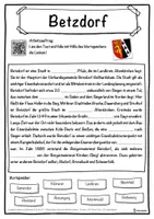 Vorschau - Unterrichtsreihen - Betzdorf Lückentext mit Wortspeicher Hörverstehen und Suchsel - Seite 1