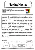 Vorschau - Unterrichtsreihen - Herbolzheim Lückentext mit Wortspeicher Hörverstehen und Suchsel - Seite 1