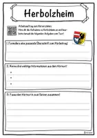 Vorschau - Unterrichtsreihen - Herbolzheim Lückentext mit Wortspeicher Hörverstehen und Suchsel - Seite 3