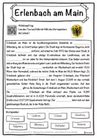 Vorschau - Unterrichtsreihen - Erlenbach am Main Lückentext mit Wortspeicher Hörverstehen und Suchsel - Seite 1