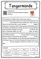 Vorschau - Unterrichtsreihen - Tangermünde Lückentext mit Wortspeicher Hörverstehen und Suchsel - Seite 1