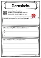 Vorschau - Unterrichtsreihen - Gernsheim Lückentext mit Wortspeicher Hörverstehen und Suchsel - Seite 3