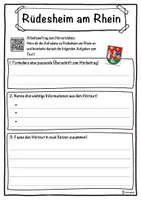Vorschau - Unterrichtsreihen - Rüdesheim am Rhein Lückentext mit Wortspeicher Hörverstehen und Suchsel - Seite 3