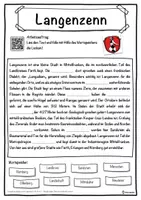 Vorschau - Unterrichtsreihen - Langenzenn Lückentext mit Wortspeicher Hörverstehen und Suchsel - Seite 1