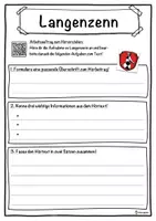 Vorschau - Unterrichtsreihen - Langenzenn Lückentext mit Wortspeicher Hörverstehen und Suchsel - Seite 3