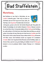Vorschau - Unterrichtsreihen - Bad Staffelstein Lückentext mit Wortspeicher Hörverstehen und Suchsel - Seite 2