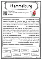 Vorschau - Unterrichtsreihen - Hammelburg Lückentext mit Wortspeicher Hörverstehen und Suchsel - Seite 1