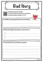 Vorschau - Unterrichtsreihen - Bad Iburg Lückentext mit Wortspeicher Hörverstehen und Suchsel - Seite 3