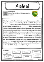 Vorschau - Unterrichtsreihen - Aichtal Lückentext mit Wortspeicher Hörverstehen und Suchsel - Seite 1
