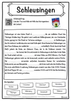 Vorschau - Unterrichtsreihen - Schleusingen Lückentext mit Wortspeicher Hörverstehen und Suchsel - Seite 1