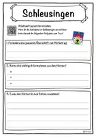 Vorschau - Unterrichtsreihen - Schleusingen Lückentext mit Wortspeicher Hörverstehen und Suchsel - Seite 3