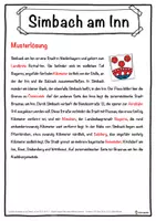 Vorschau - Unterrichtsreihen - Simbach am Inn Lückentext mit Wortspeicher Hörverstehen und Suchsel - Seite 2