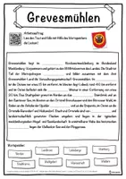 Vorschau - Unterrichtsreihen - Grevesmühlen Lückentext mit Wortspeicher Hörverstehen und Suchsel - Seite 1