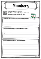 Vorschau - Unterrichtsreihen - Blumberg Lückentext mit Wortspeicher Hörverstehen und Suchsel - Seite 3